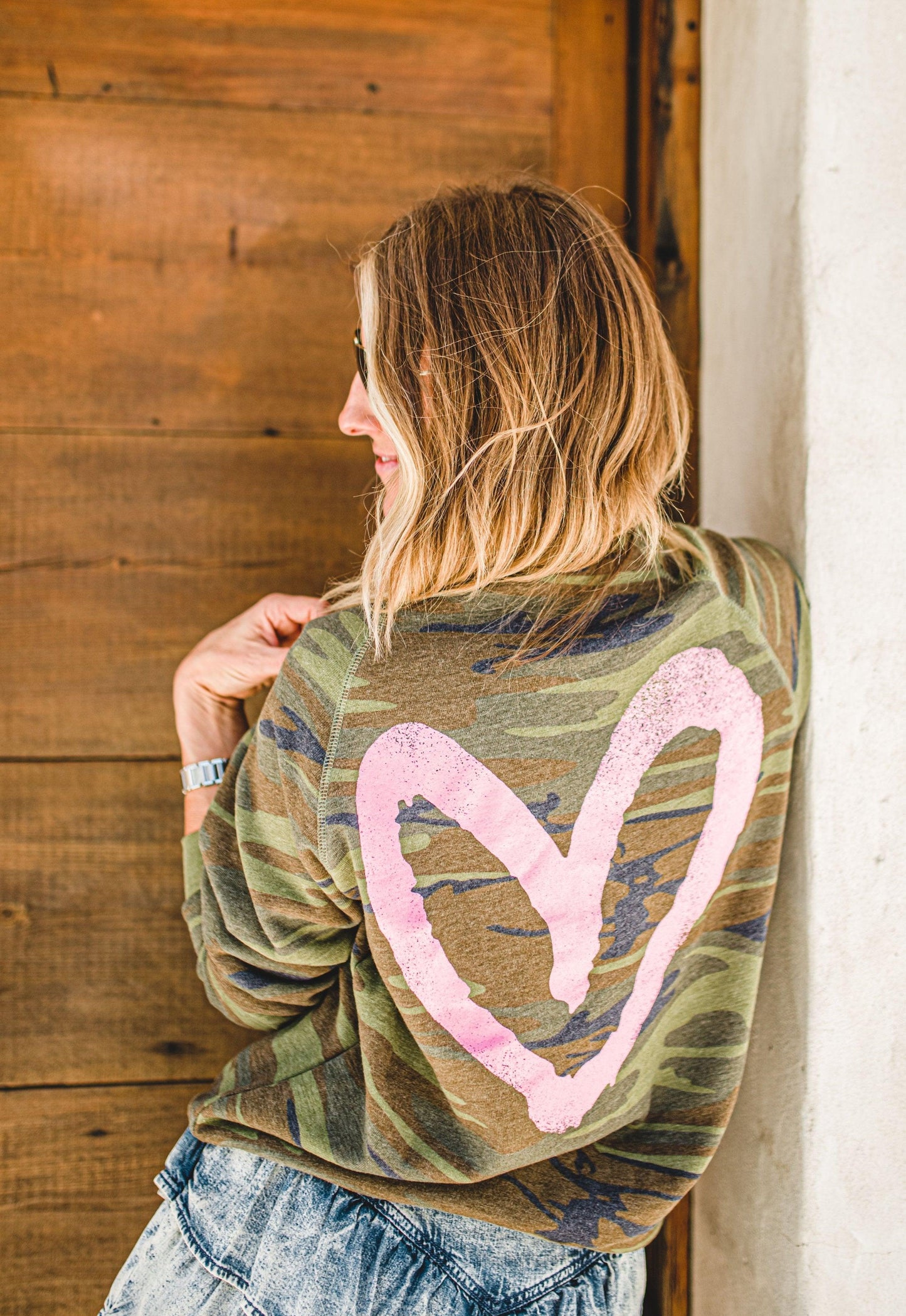 Graffiti Imperfect Heart Crewneck Sweatshirt
