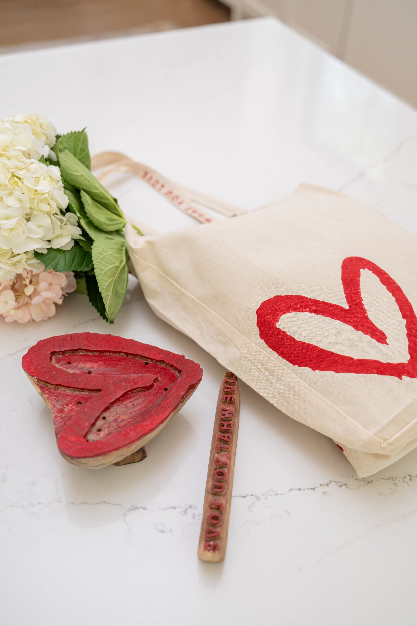 House of Shan + Mended Canvas Tote