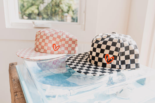 Live What You Love Checkered Hat (Adult)