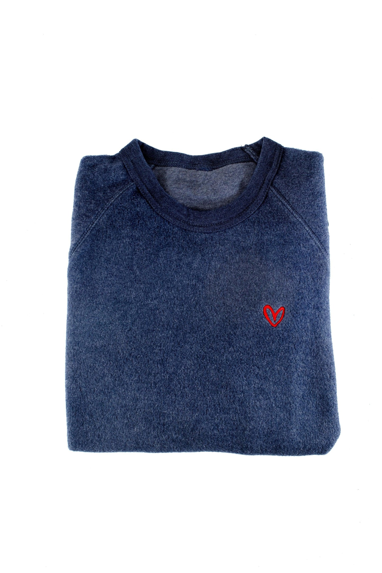 Unisex - 'Inside Out' Cozy Fleece Sweatshirt - Navy