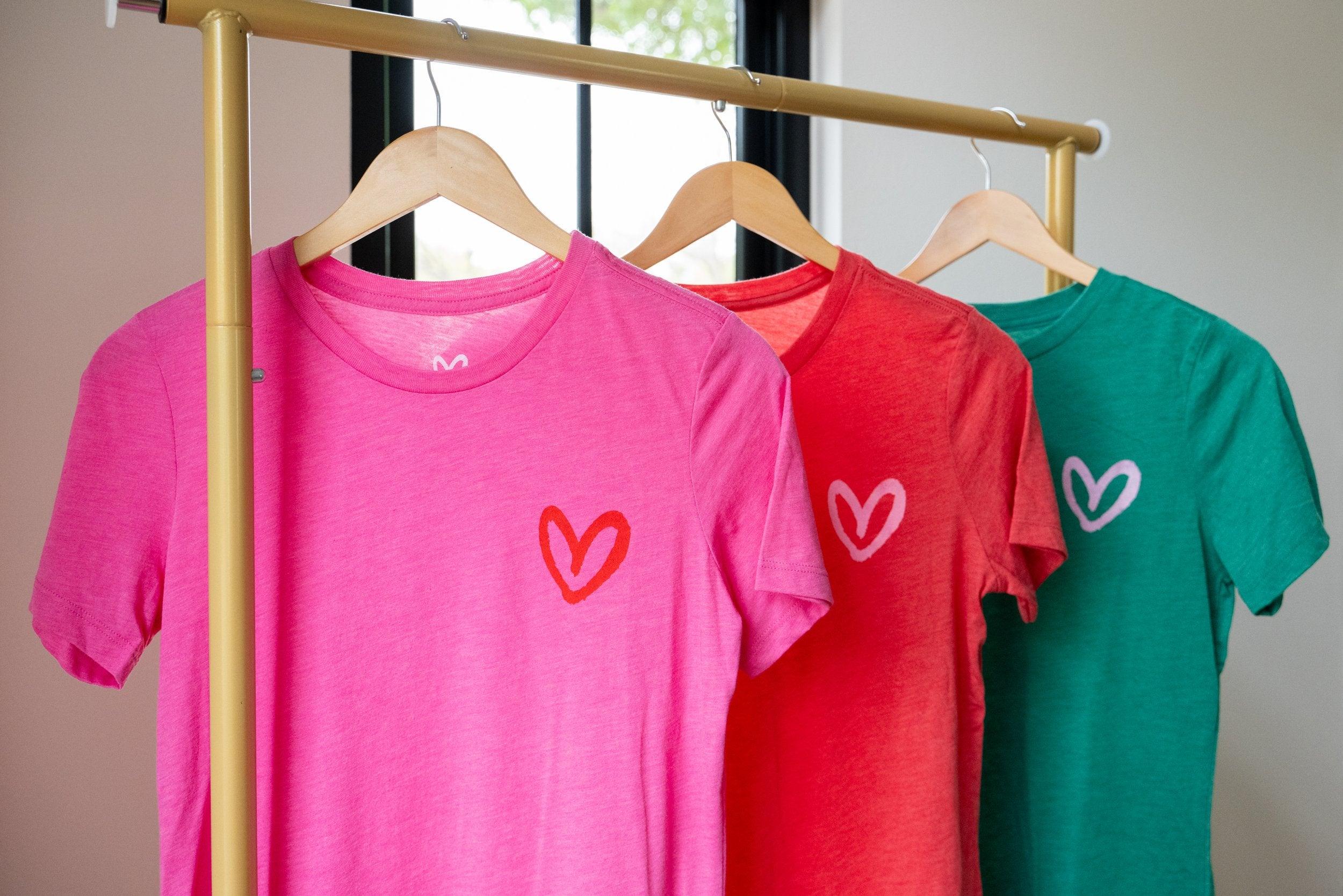 Spread Love: Women's Imperfect Heart Tee – House of Shan