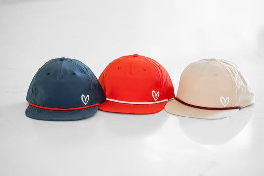 Live What You Love Rope Hat with Flat Bill