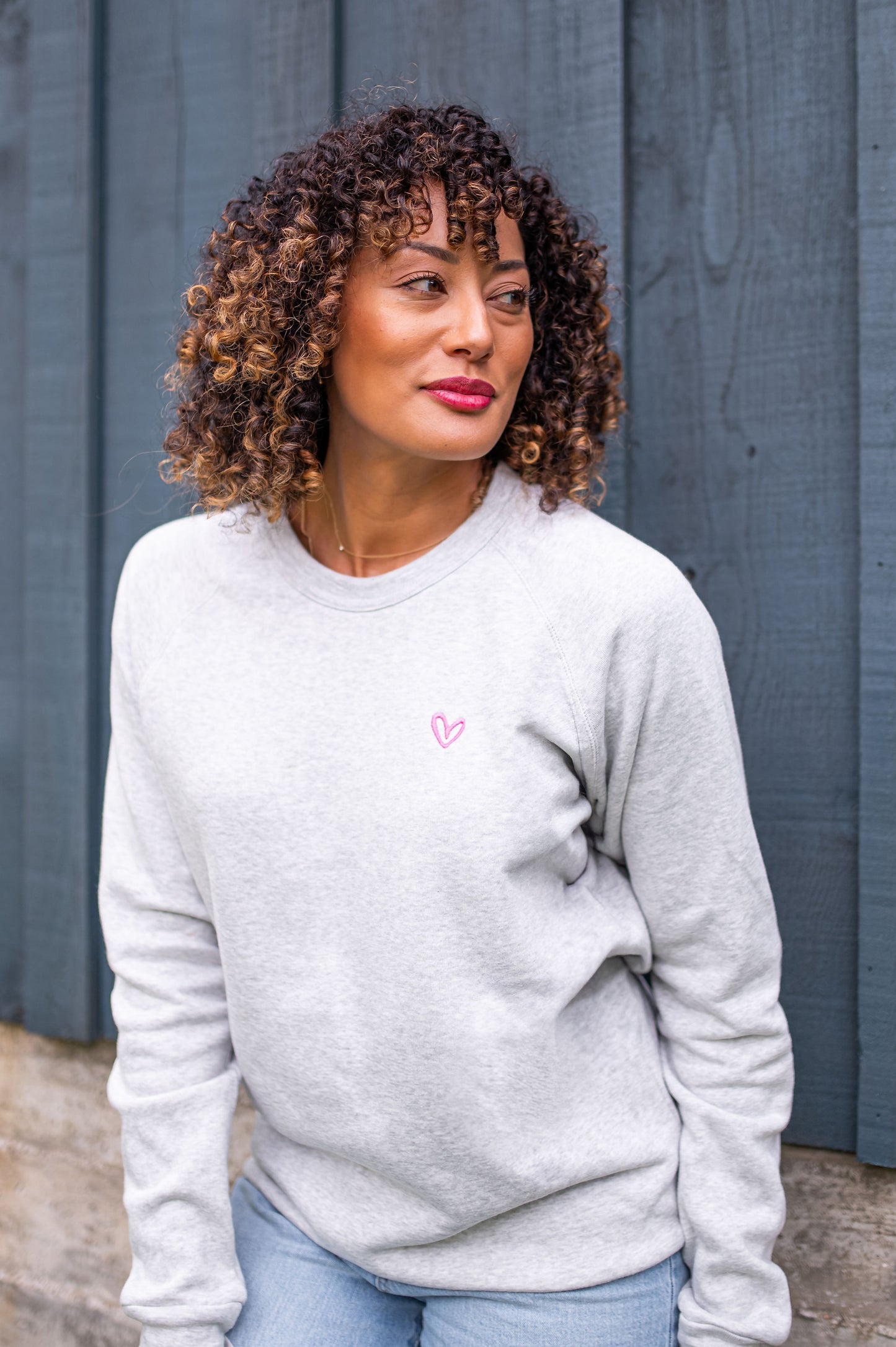 Graffiti Imperfect Heart Crewneck Sweatshirt