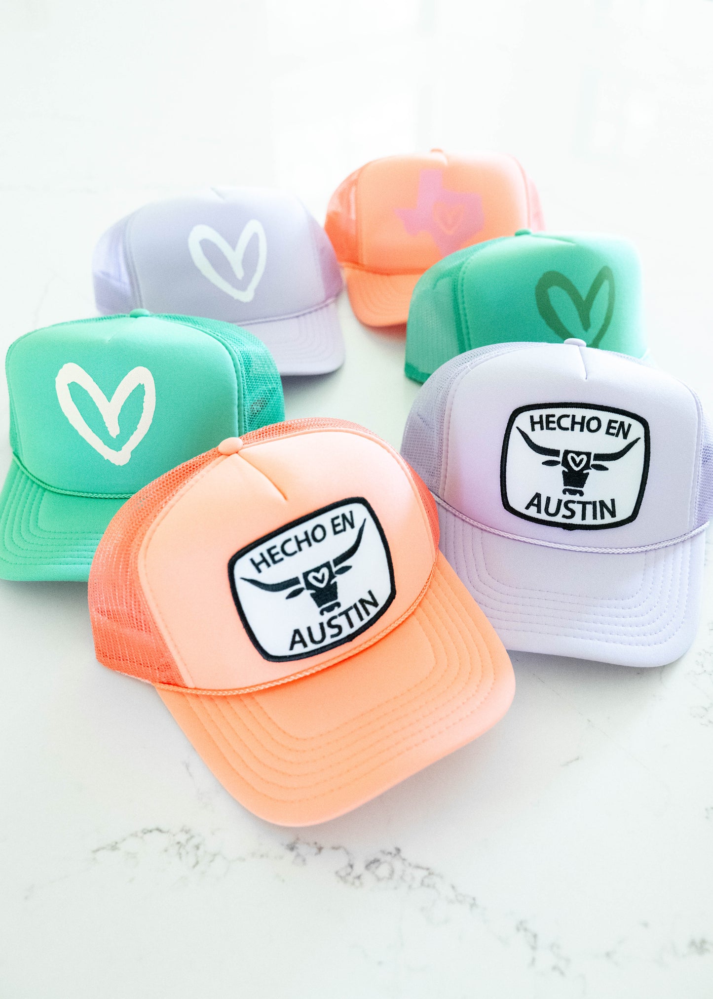 Custom Made in Austin Patch Hats