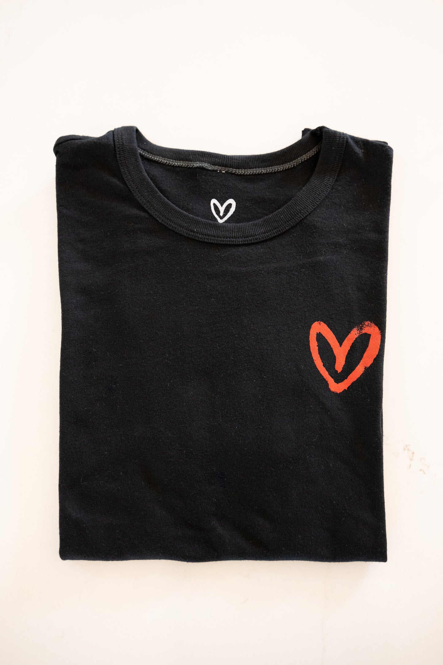 Imperfect Heart Tee - Black/Red FINAL SALE