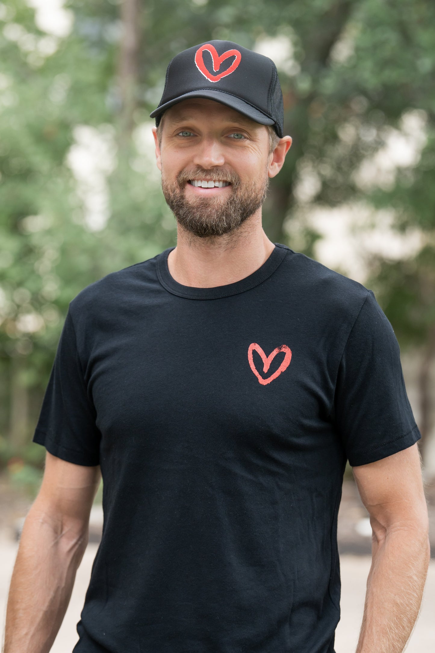 Imperfect Heart Tee - Black/Red FINAL SALE