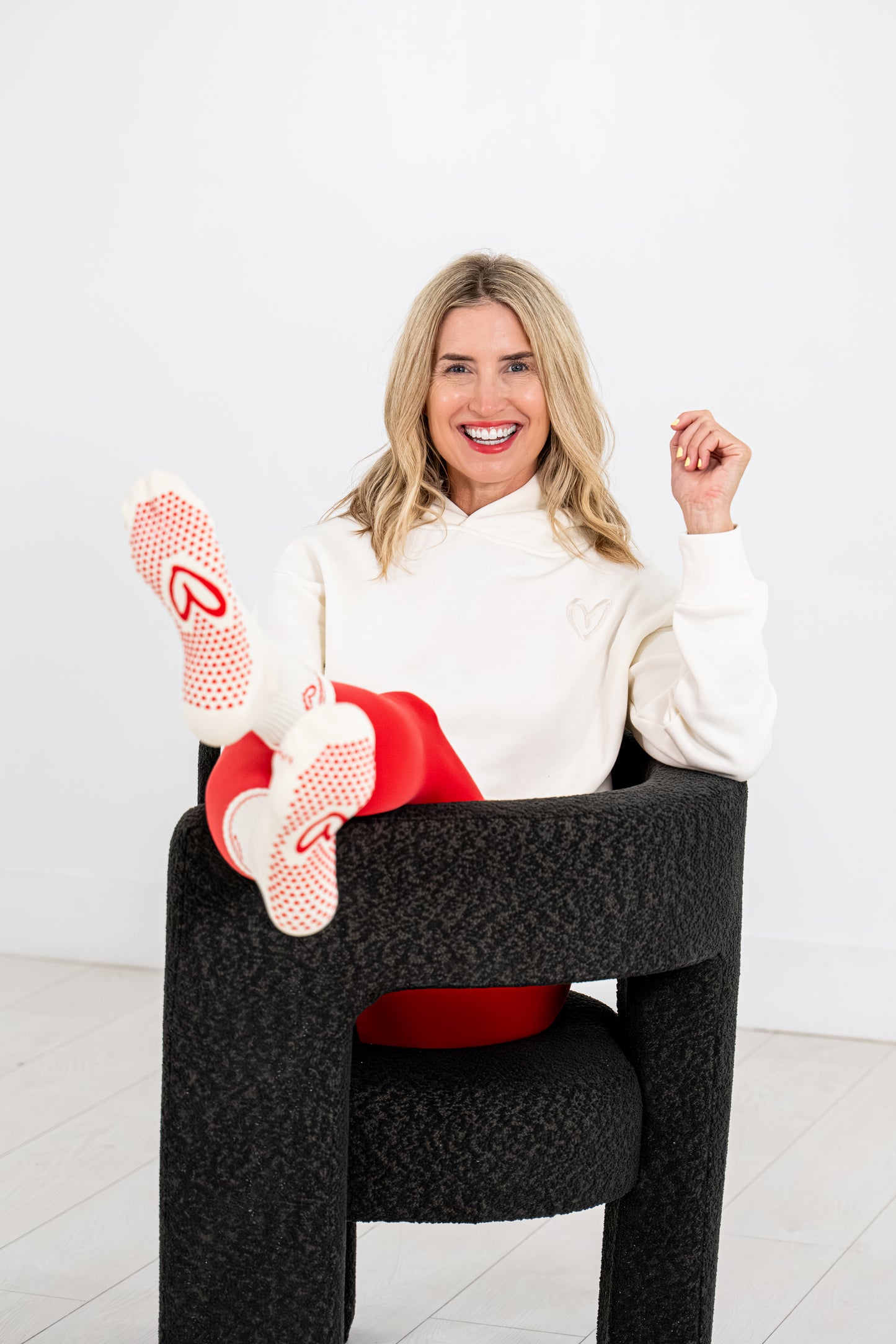 Imperfect Heart Grip Socks