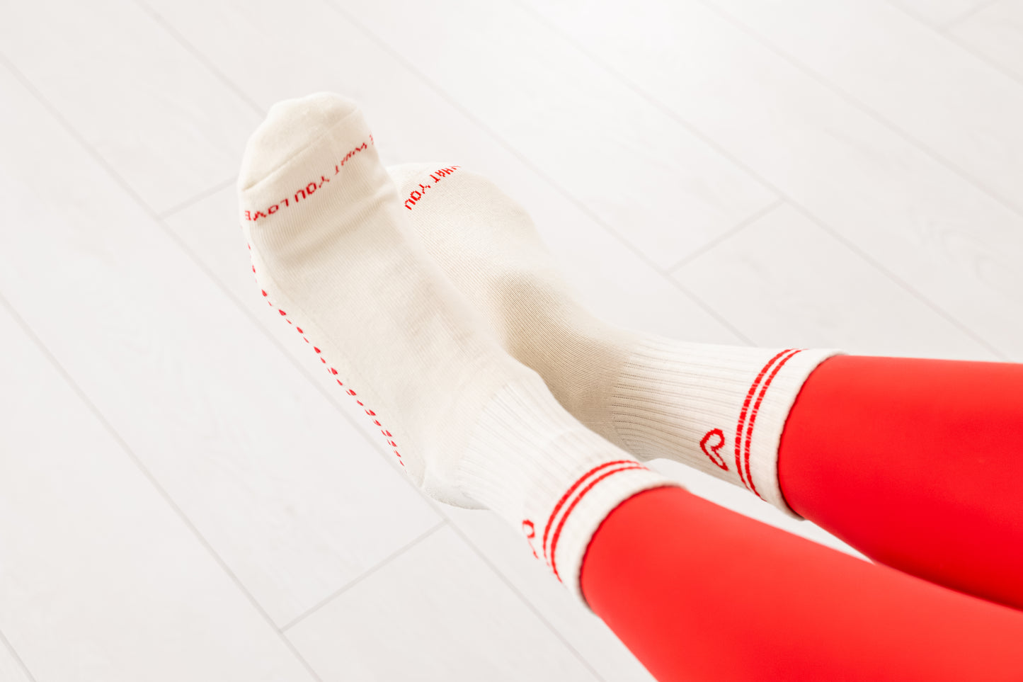 Imperfect Heart Grip Socks