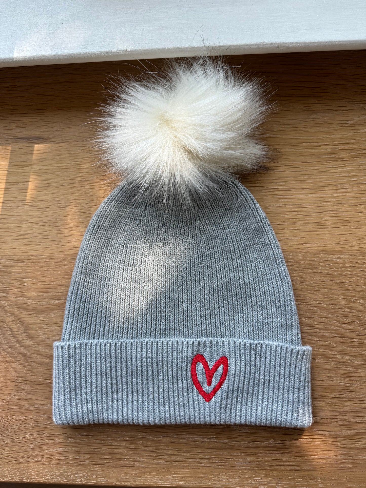 Imperfect Heart Pom Hat