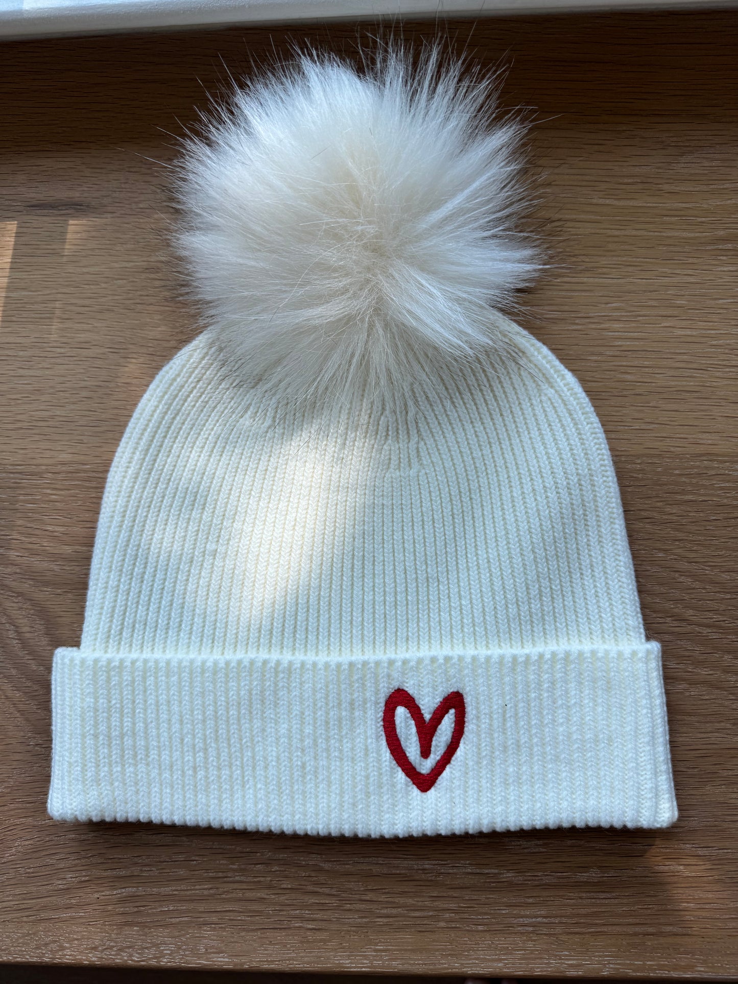 Imperfect Heart Pom Hat