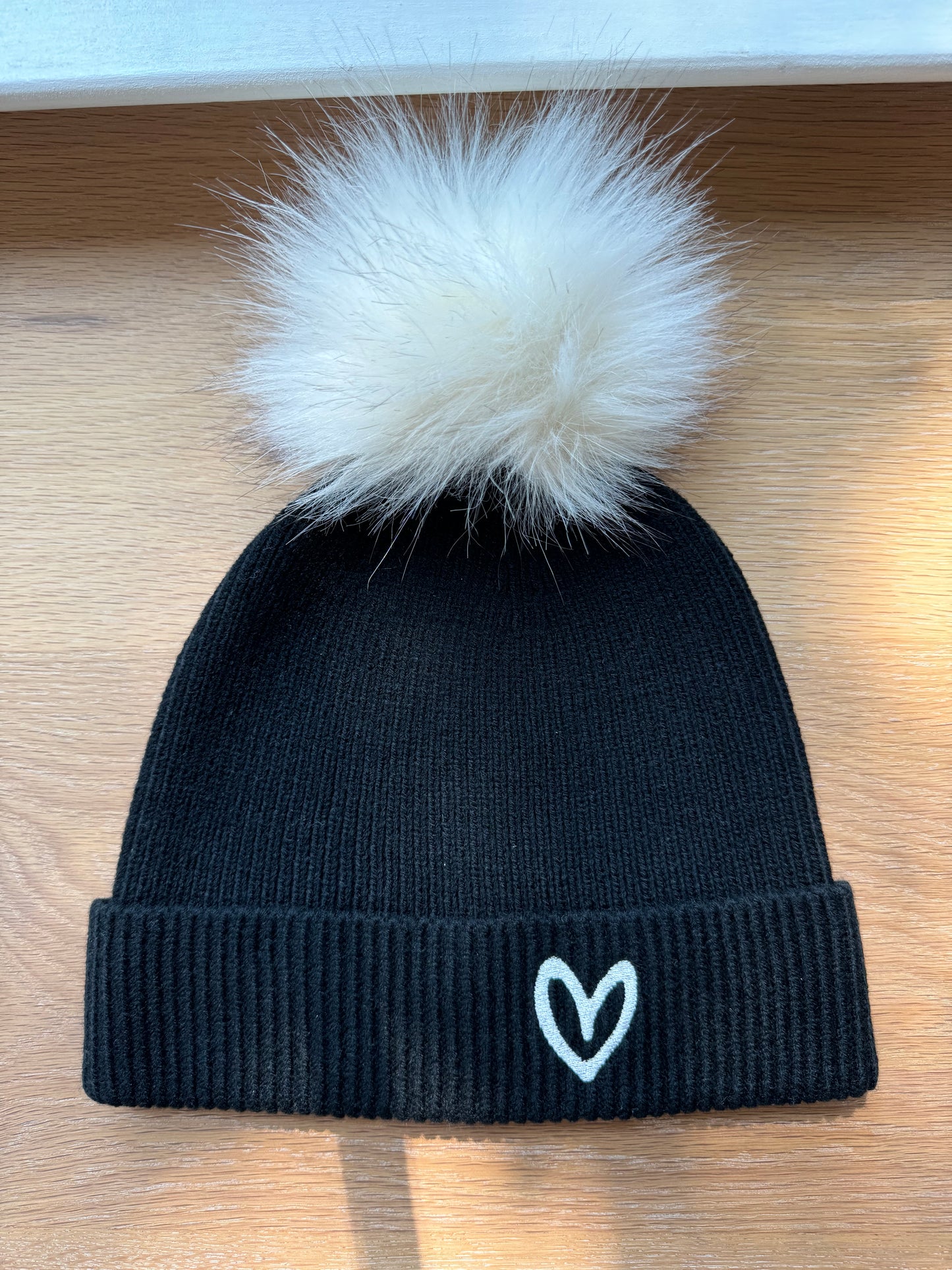 Imperfect Heart Pom Hat