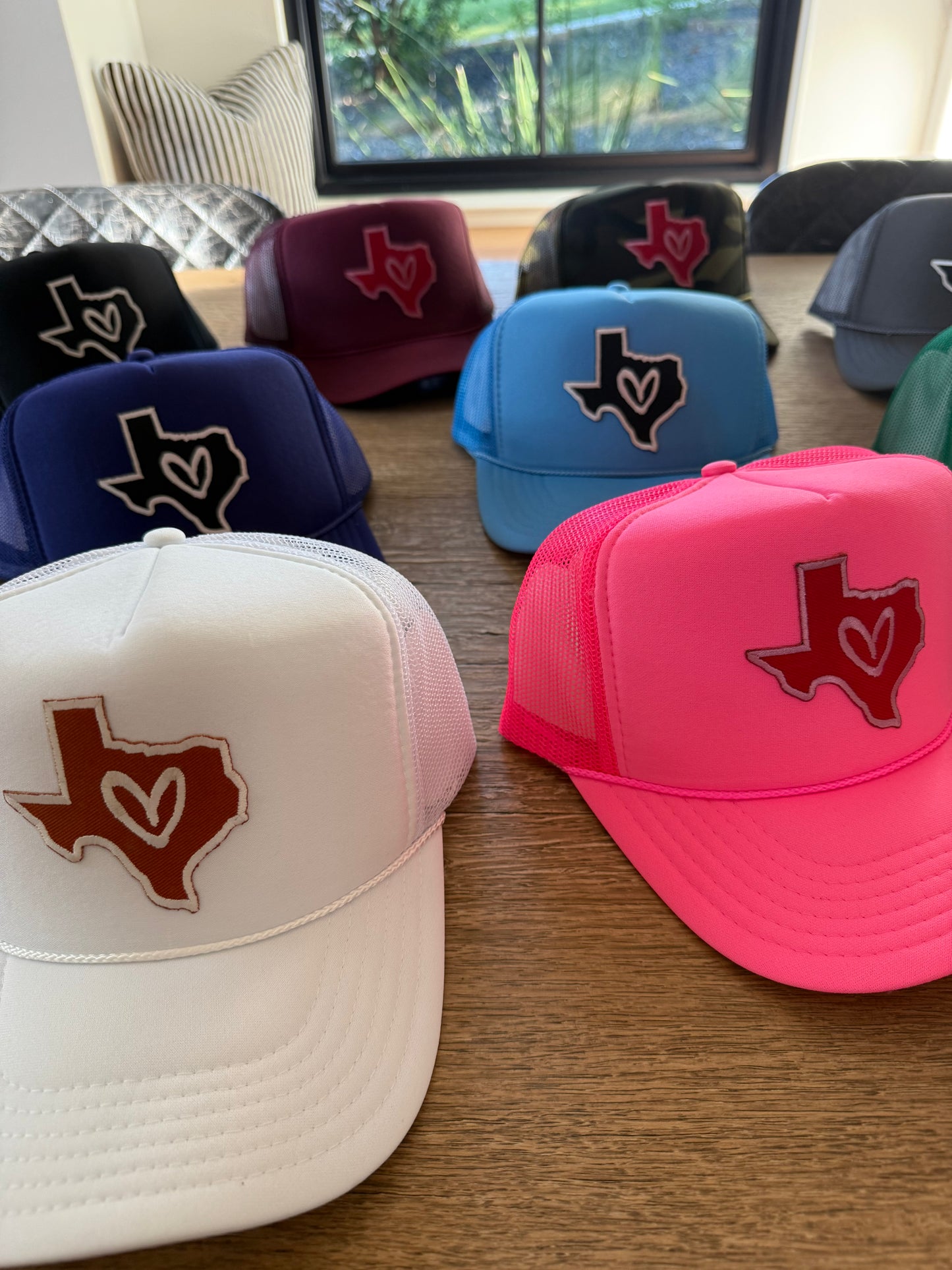 I LOVE TEXAS Patch Hats