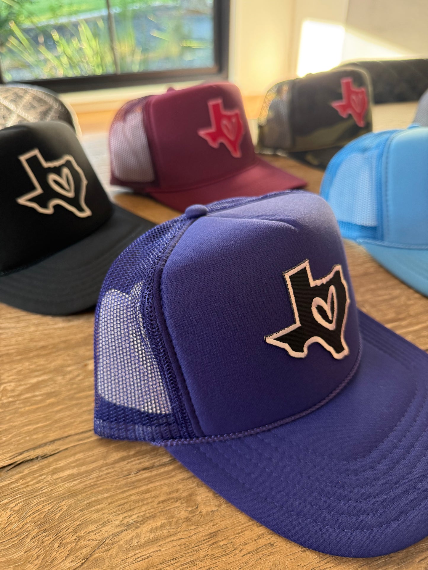 I LOVE TEXAS Patch Hats