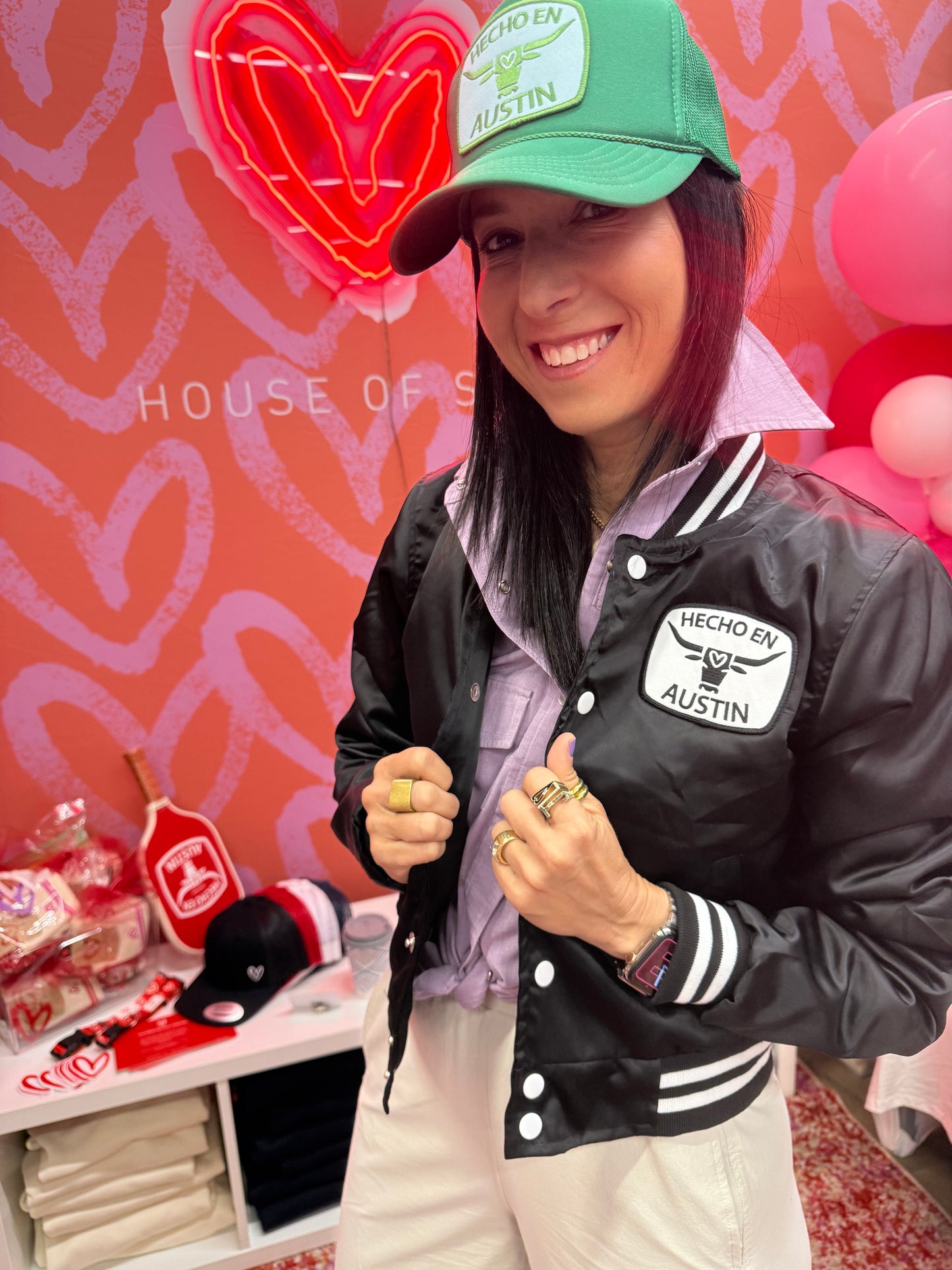 LWYL Cropped Varsity Jacket