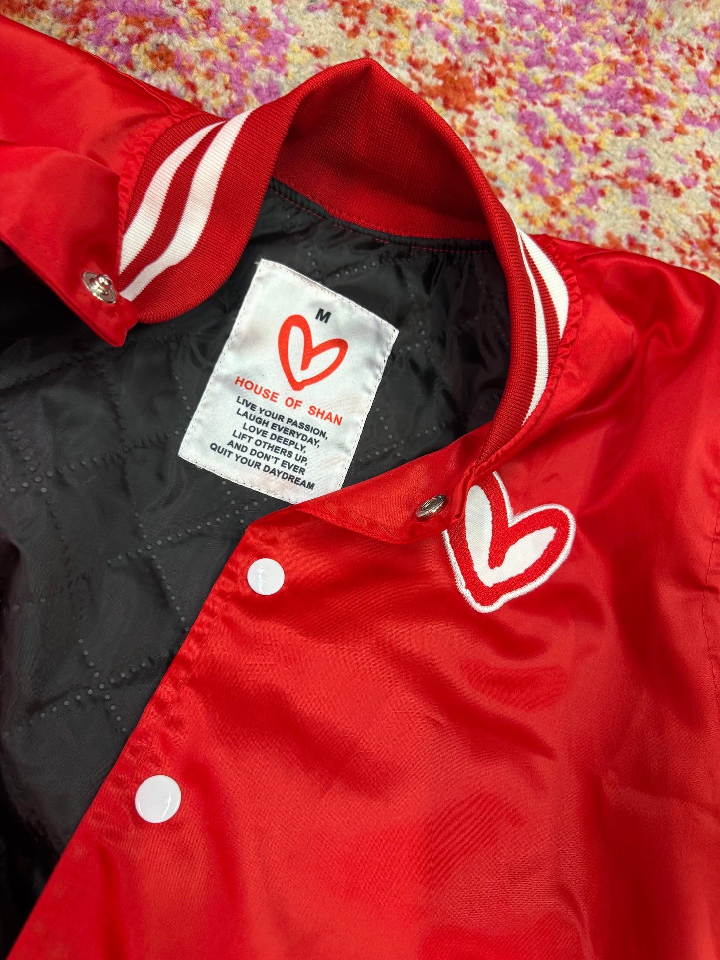 LWYL Cropped Varsity Jacket