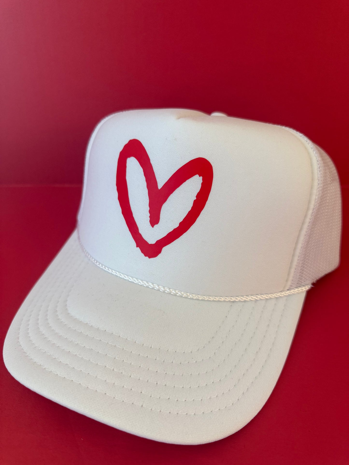 Imperfect Heart Valentine's Trucker Hats