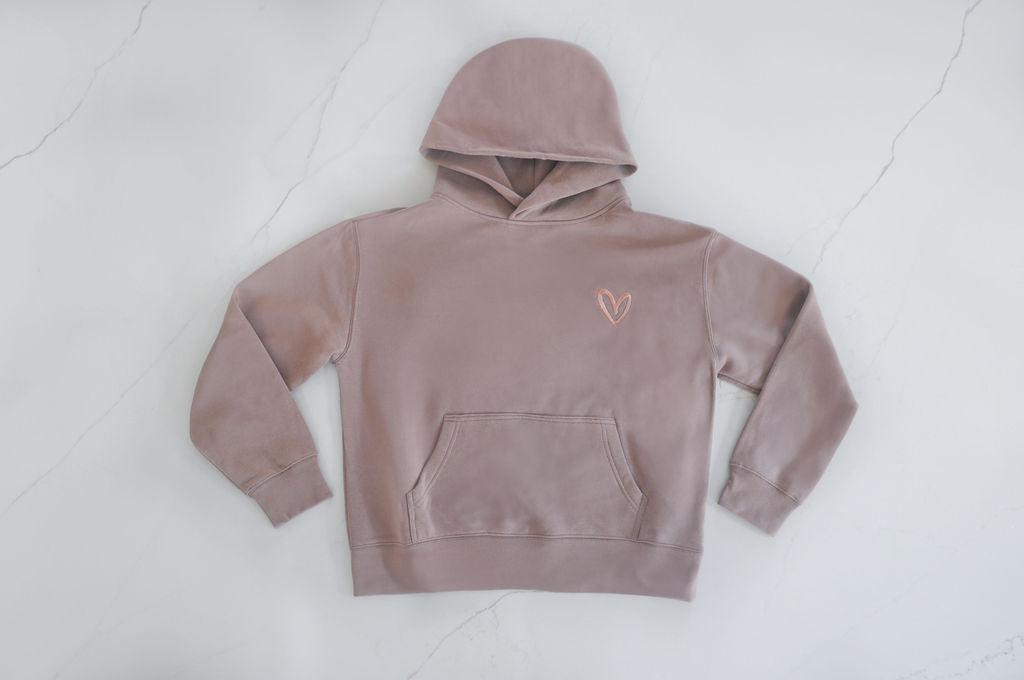 House of Shan Hazy Pink Hoodie Sweat Set