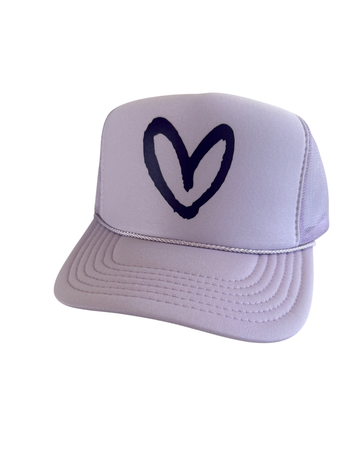 Purple Imperfect Heart Trucker Hats Imperfect Heart Trucker Hat - Classic Colorways – House of Shan main image 3