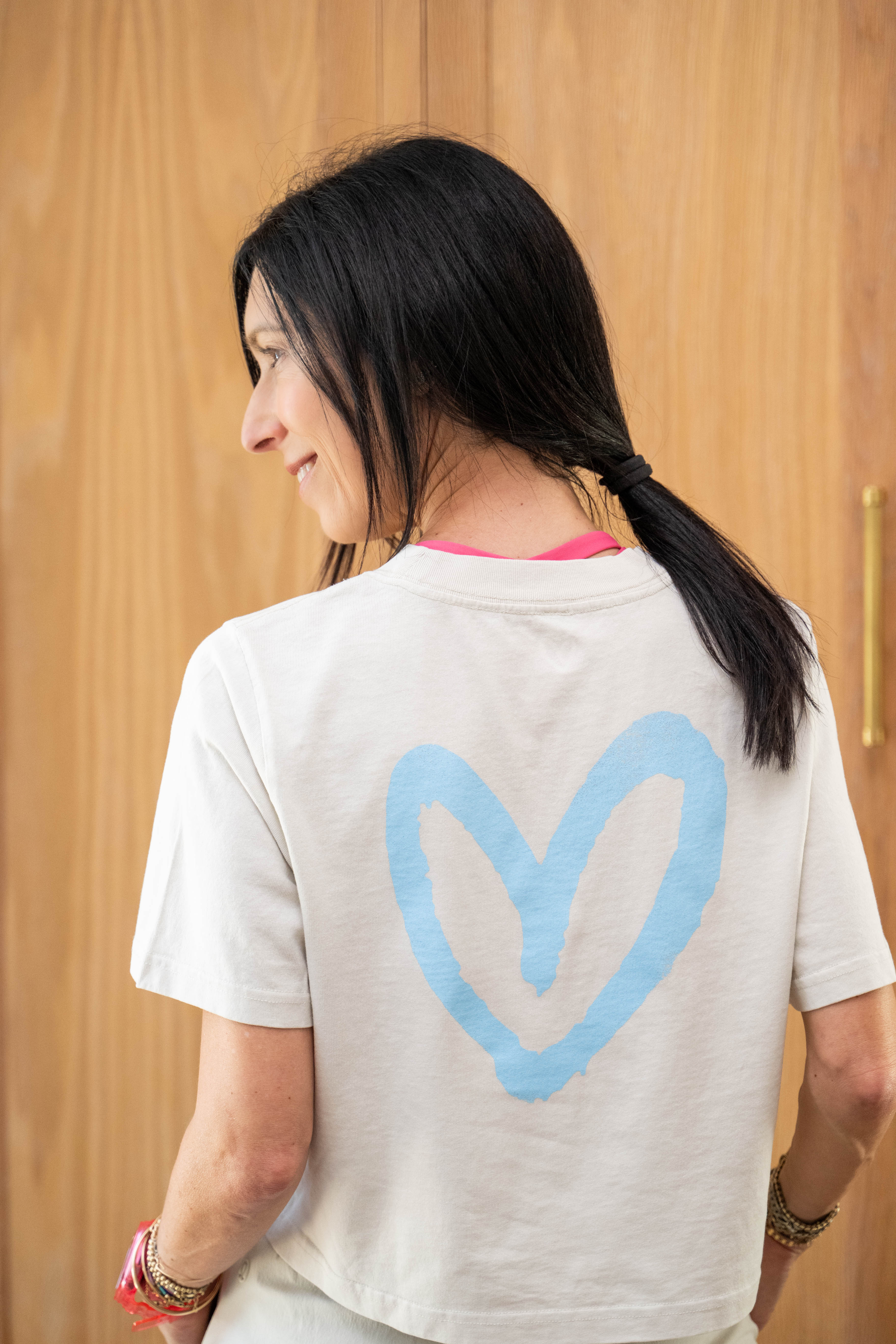 ★ANOETIC★HEART CROP TEE Barbed Wire Heart Graphic Crop Top – Tinta