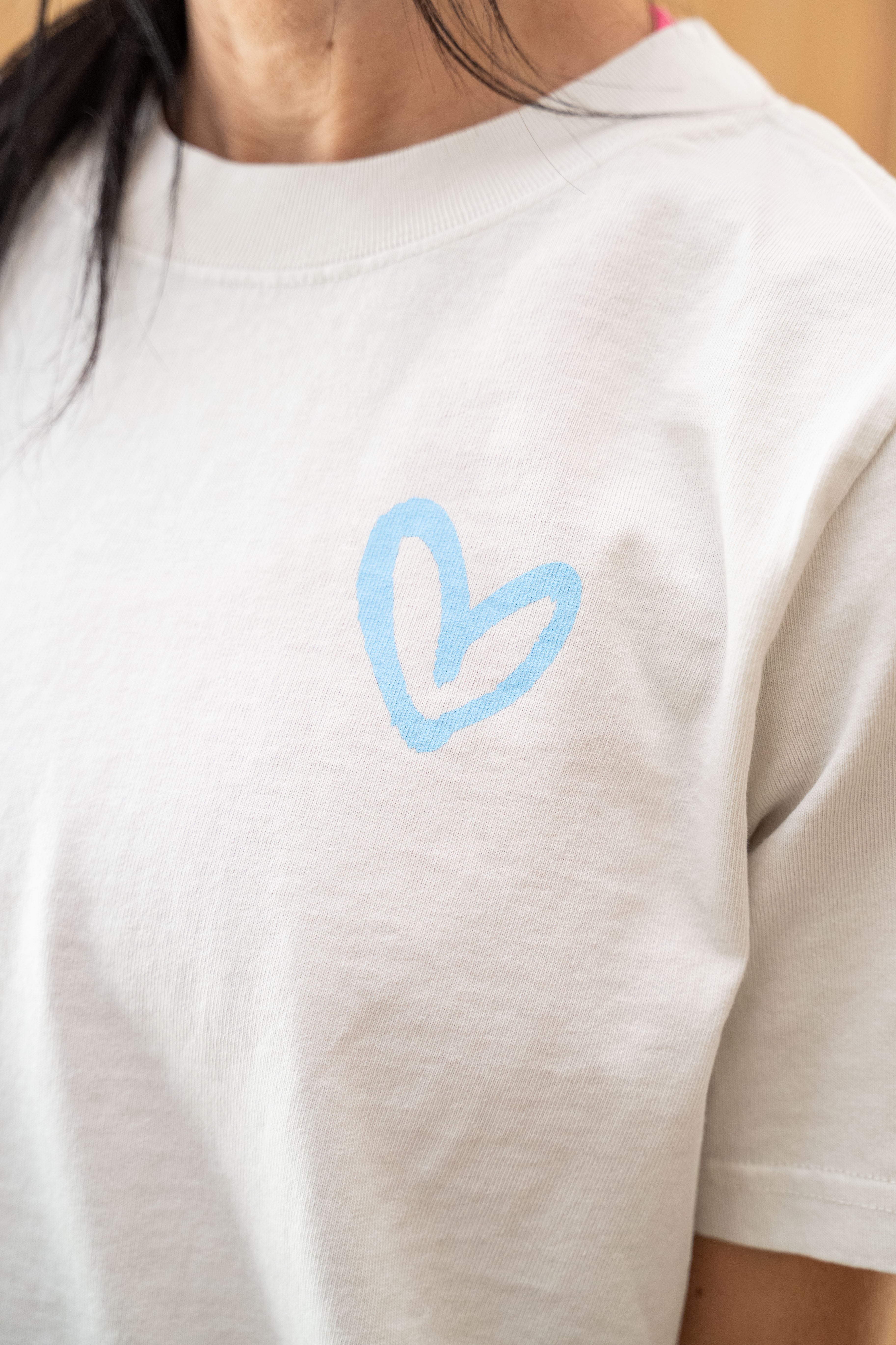 ★ANOETIC★HEART CROP TEE Barbed Wire Heart Graphic Crop Top – Tinta
