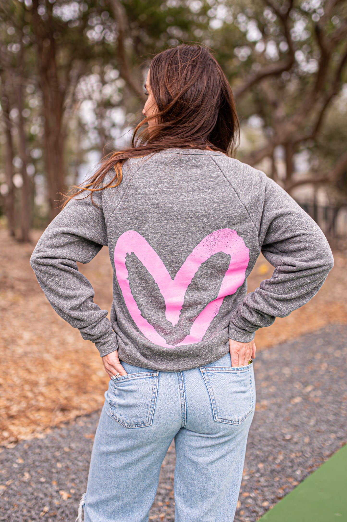 Graffiti Imperfect Heart Crewneck Sweatshirt