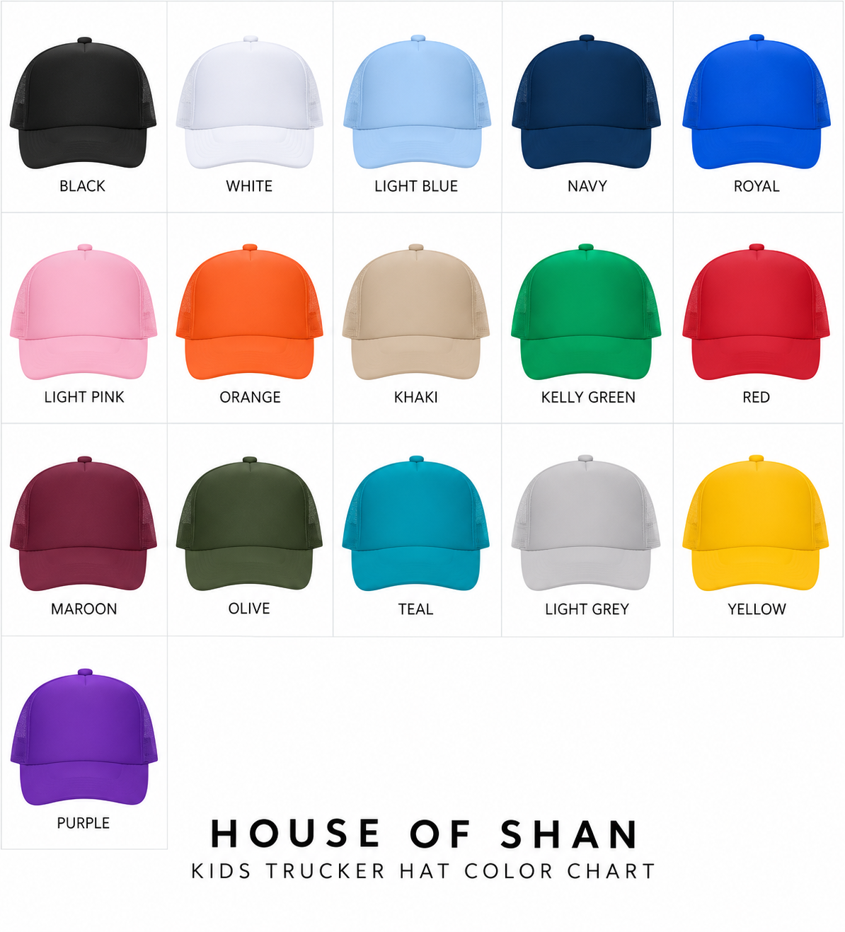 Kids Custom Trucker Hats