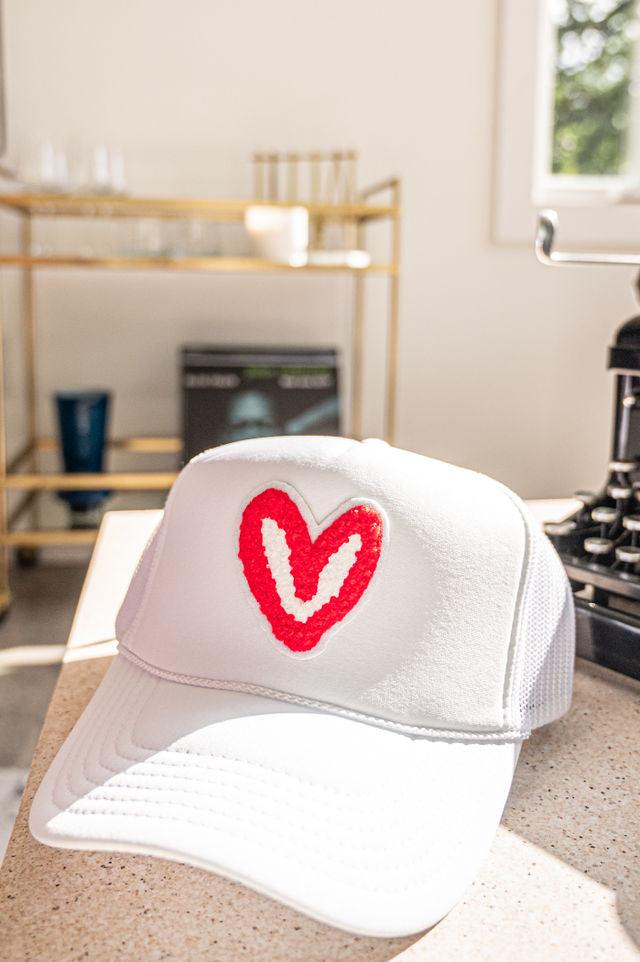 Imperfect Heart 'Patch" Trucker Hats -RED PATCH